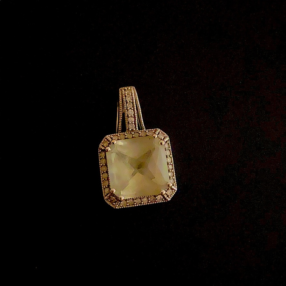 Prasiolite pendant